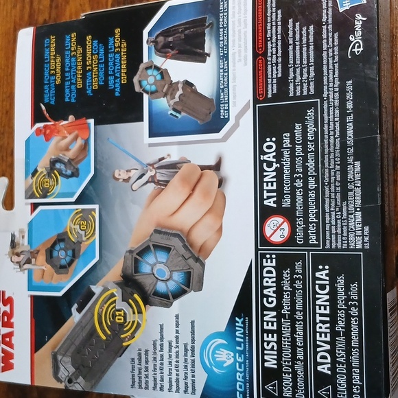 Star Wars Red and Gray Action Figures Set Wear Force Force Link - Picture 6 of 8